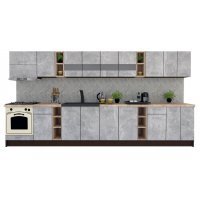 Bucatarie MARINA NEW 400 Wenge / Decor 4298